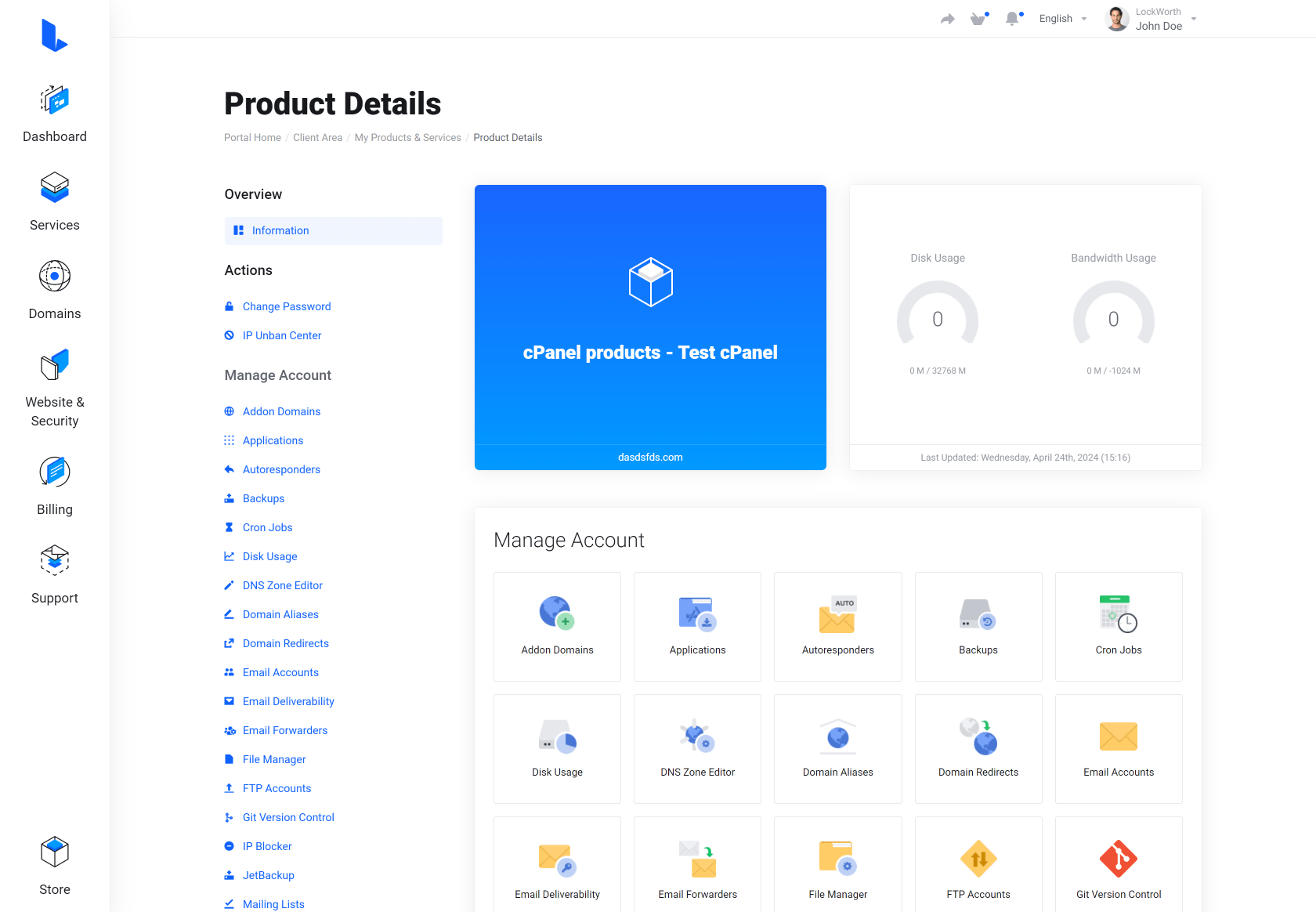 Module Integration - cPanel Extended by ModulesGarden v2.0.1 - cPanel Extended by ModulesGarden v2.0.1